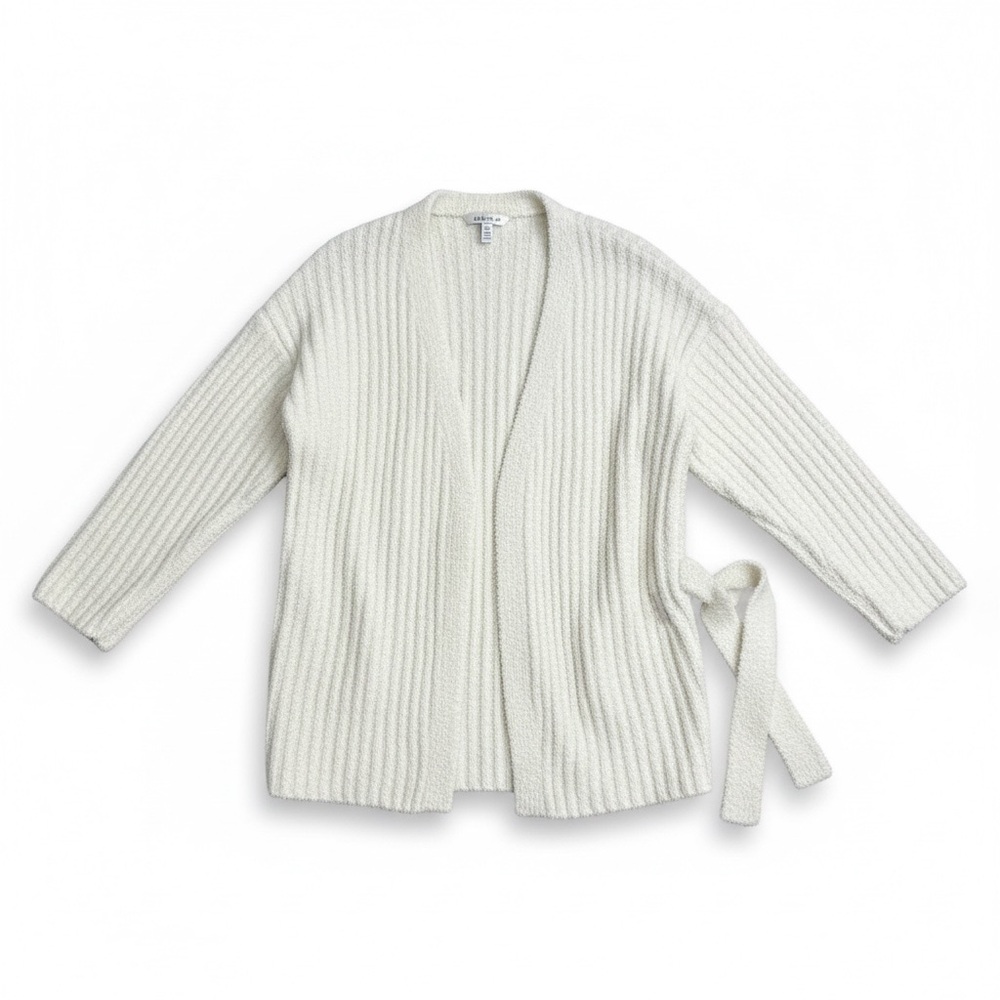 Serra Women’s Chic Cream Open-Front Cardigan size L/XL NWT
